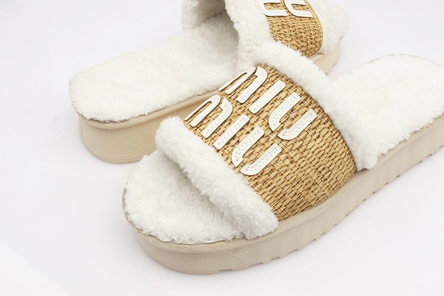 Slipper MIU MIU Faux-Fur - الصورة 5