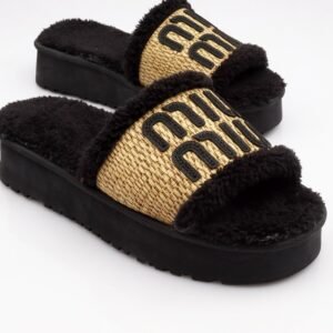 Slipper MIU MIU Faux-Fur