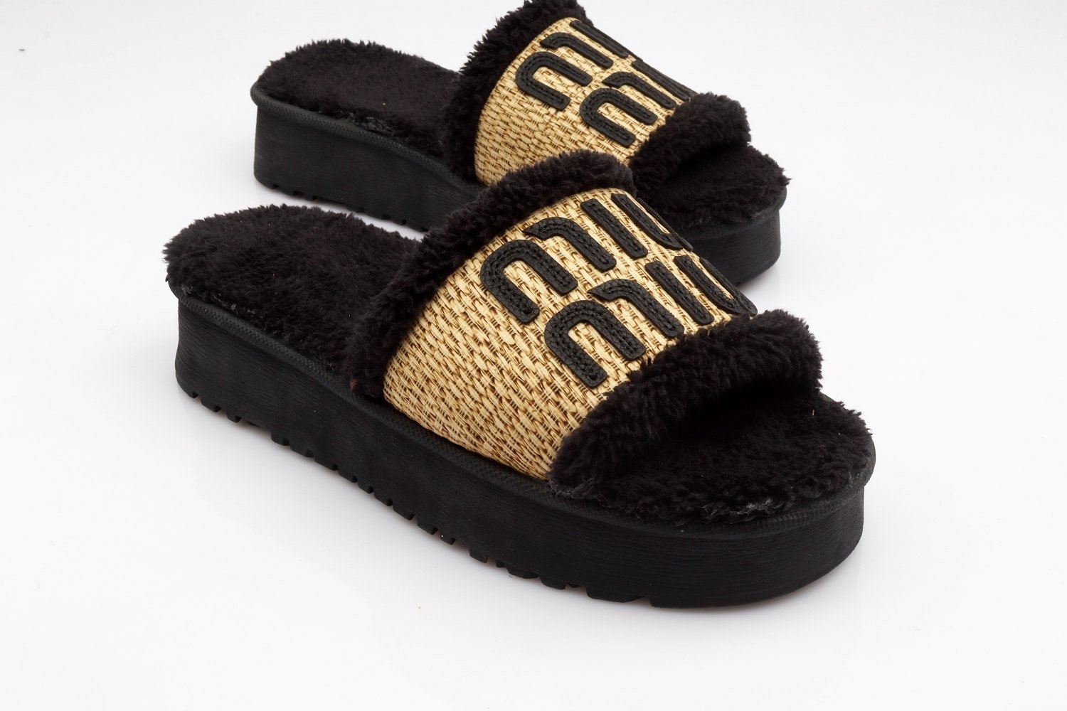 Slipper MIU MIU Faux-Fur