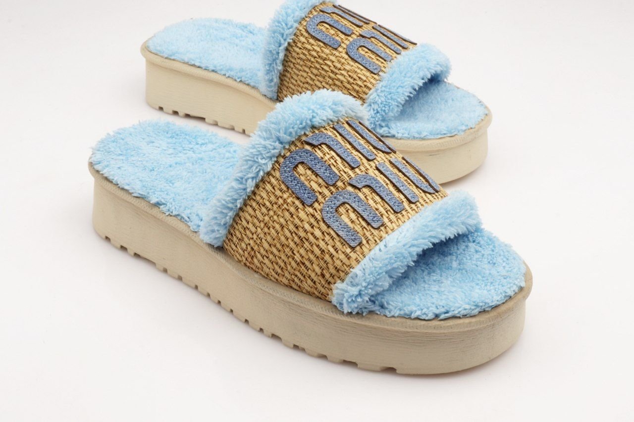 Slipper MIU MIU Faux-Fur - الصورة 3