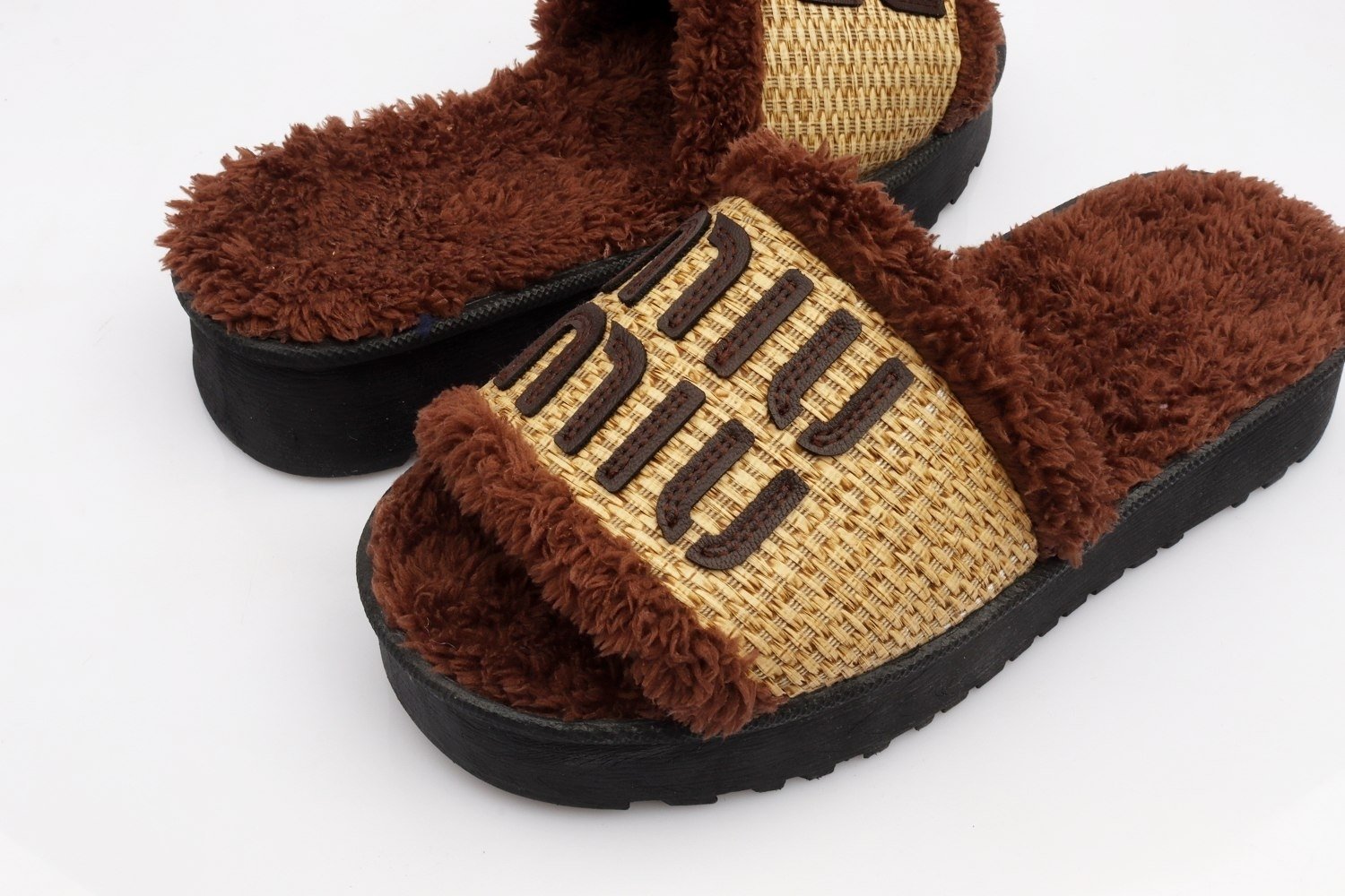 Slipper MIU MIU Faux-Fur - الصورة 6